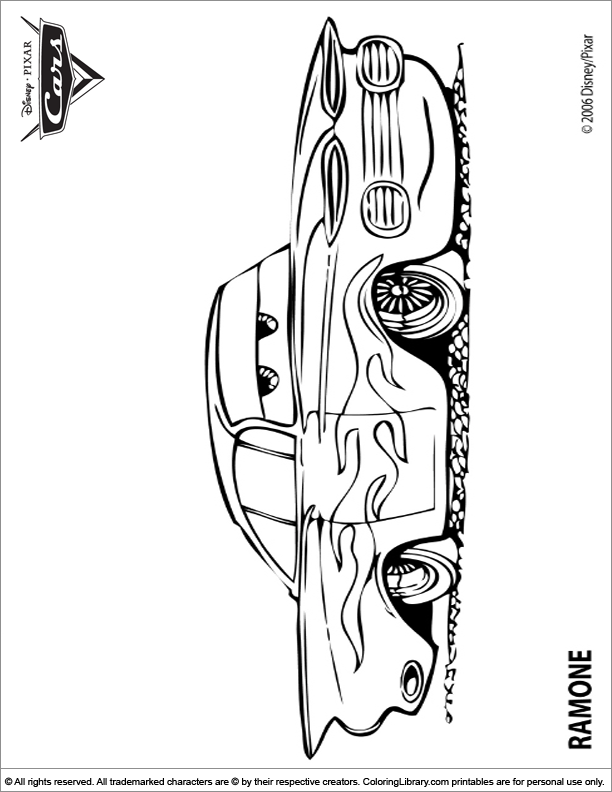 Popular Car Coloring Pages for Kids 79