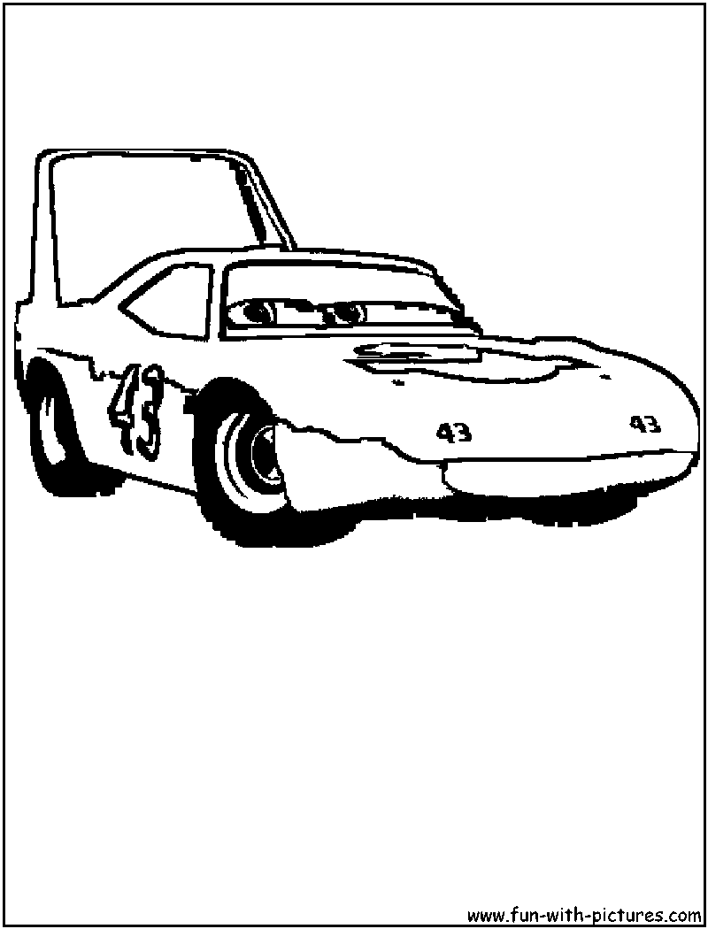 Popular Car Coloring Pages for Kids 8