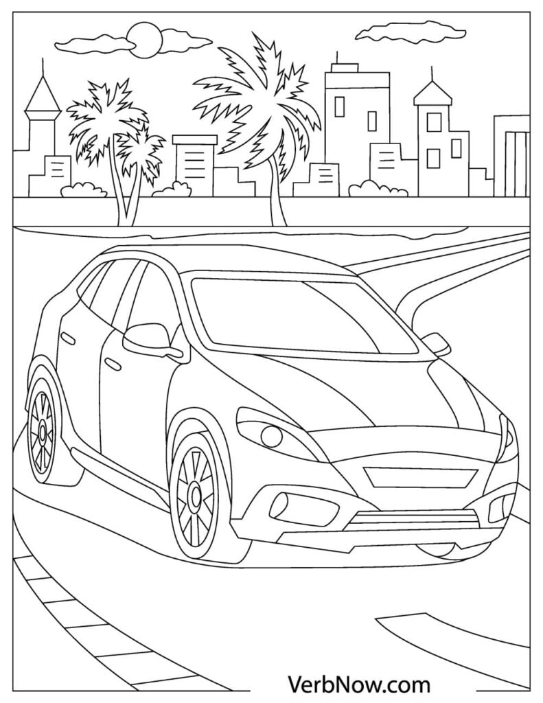 Popular Car Coloring Pages for Kids 87