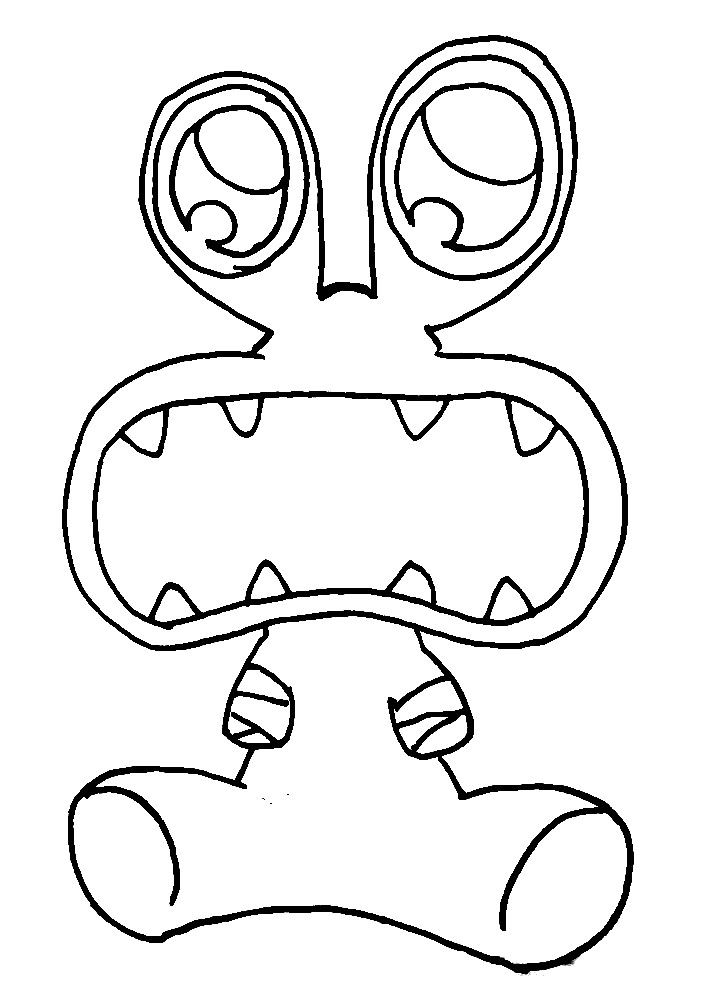 Rainbow Friends Coloring Pages All Printable 111