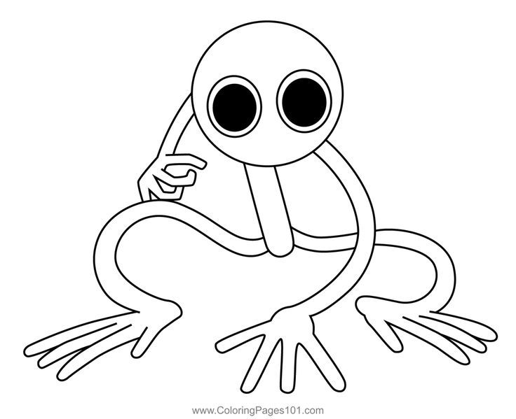 Rainbow Friends Coloring Pages All Printable 120