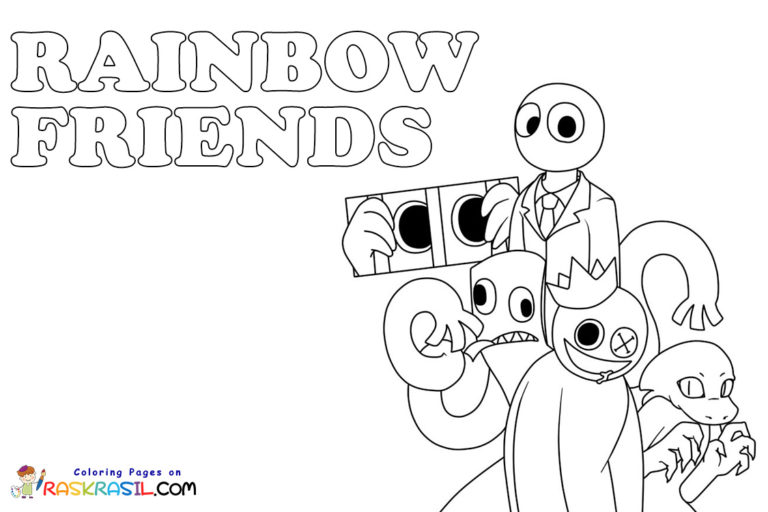 Rainbow Friends Coloring Pages All Printable 124