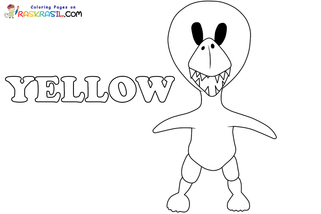 Rainbow Friends Coloring Pages All Printable 13