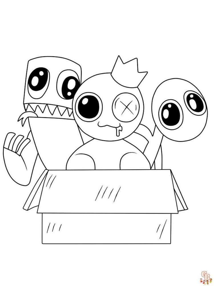 Rainbow Friends Coloring Pages All Printable 165