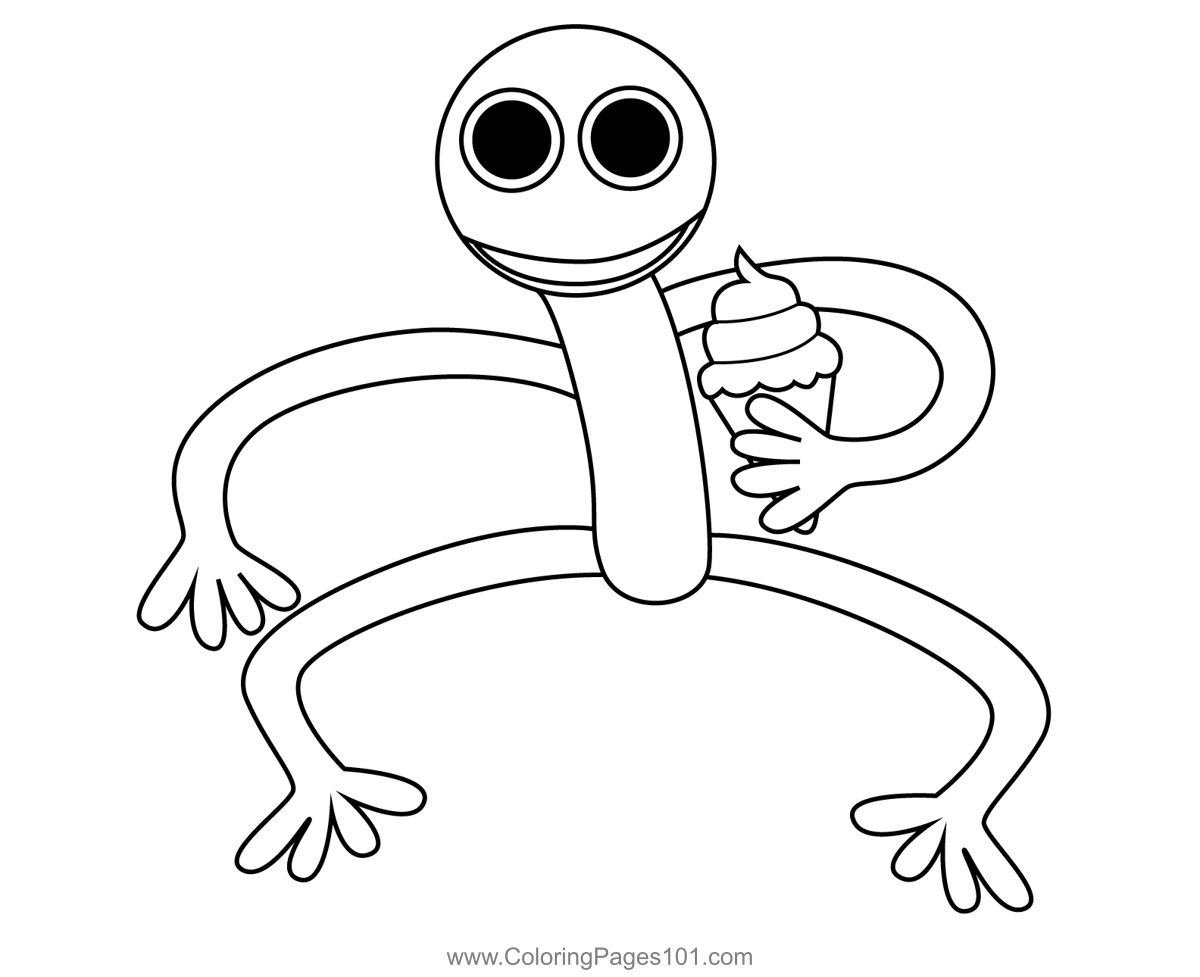 Rainbow Friends Coloring Pages All Printable 30