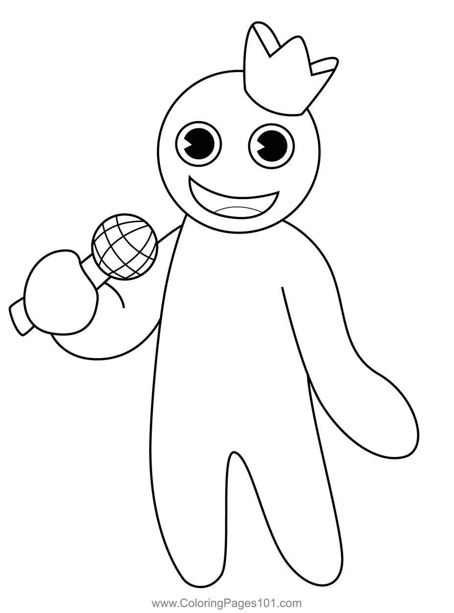 Rainbow Friends Coloring Pages All Printable 34