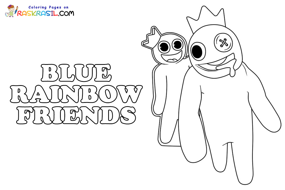 Rainbow Friends Coloring Pages All Printable 4