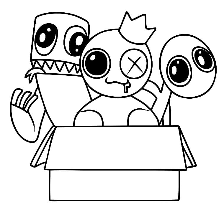 Rainbow Friends Coloring Pages All Printable 41