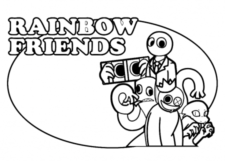 Rainbow Friends Coloring Pages All Printable 56