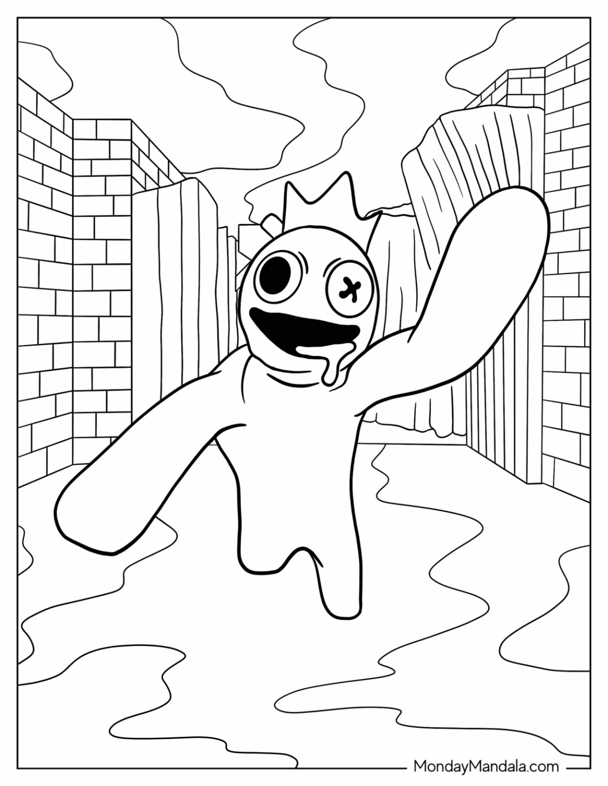 Rainbow Friends Coloring Pages All Printable 83