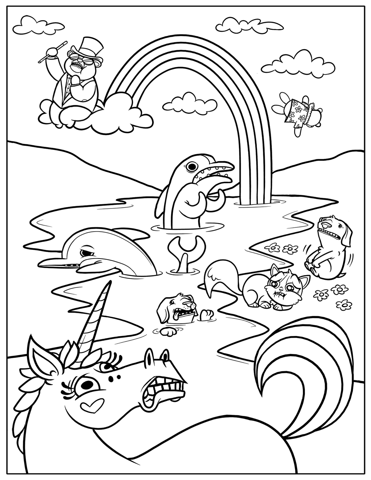 Rainbow Friends Coloring Pages All Printable 91