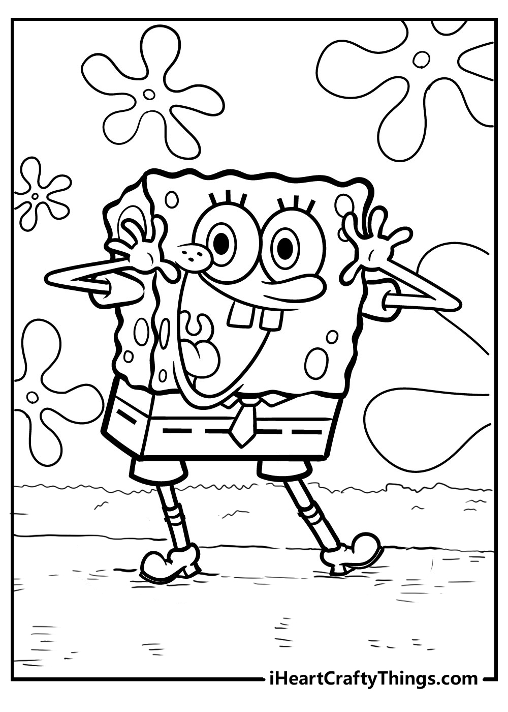 Spongebob Cartoon Coloring Pages Printable 101