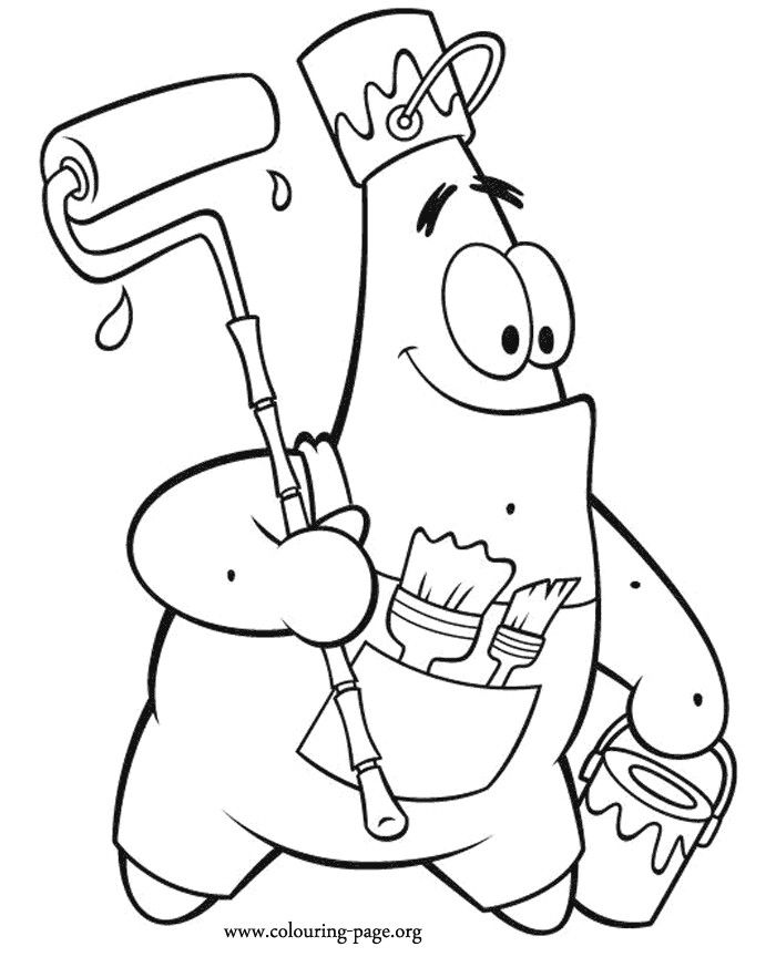 Spongebob Cartoon Coloring Pages Printable 11