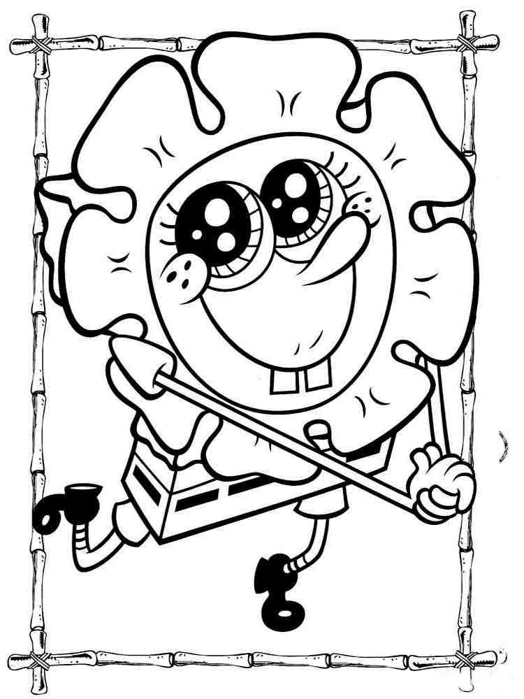 Spongebob Cartoon Coloring Pages Printable 20