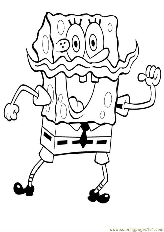 Spongebob Cartoon Coloring Pages Printable 21