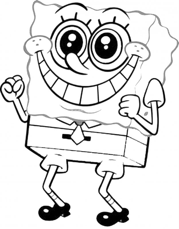 Spongebob Cartoon Coloring Pages Printable 22