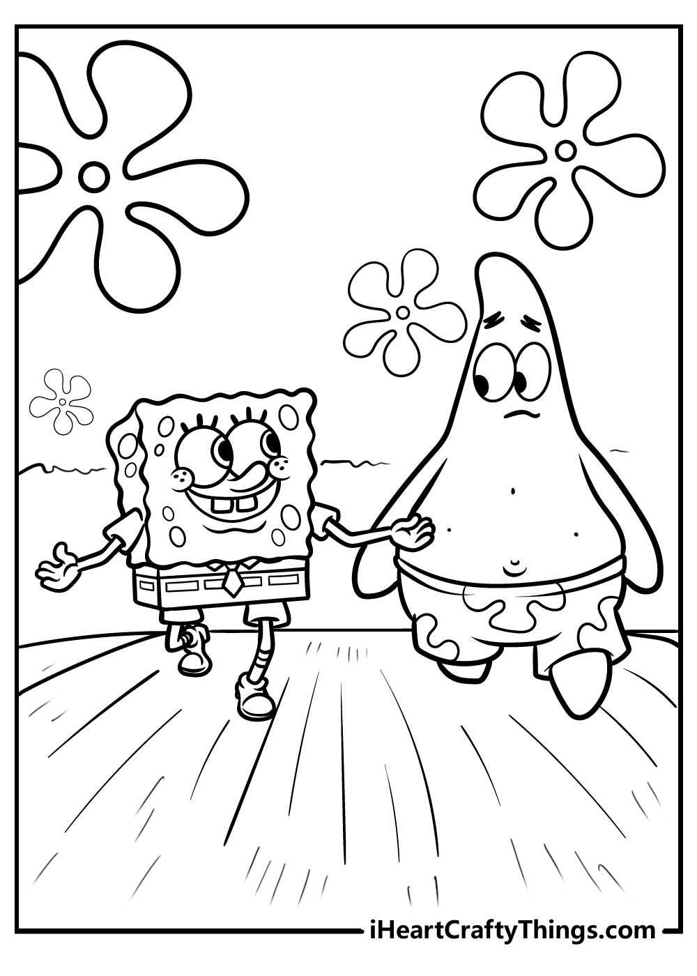 Spongebob Cartoon Coloring Pages Printable 25