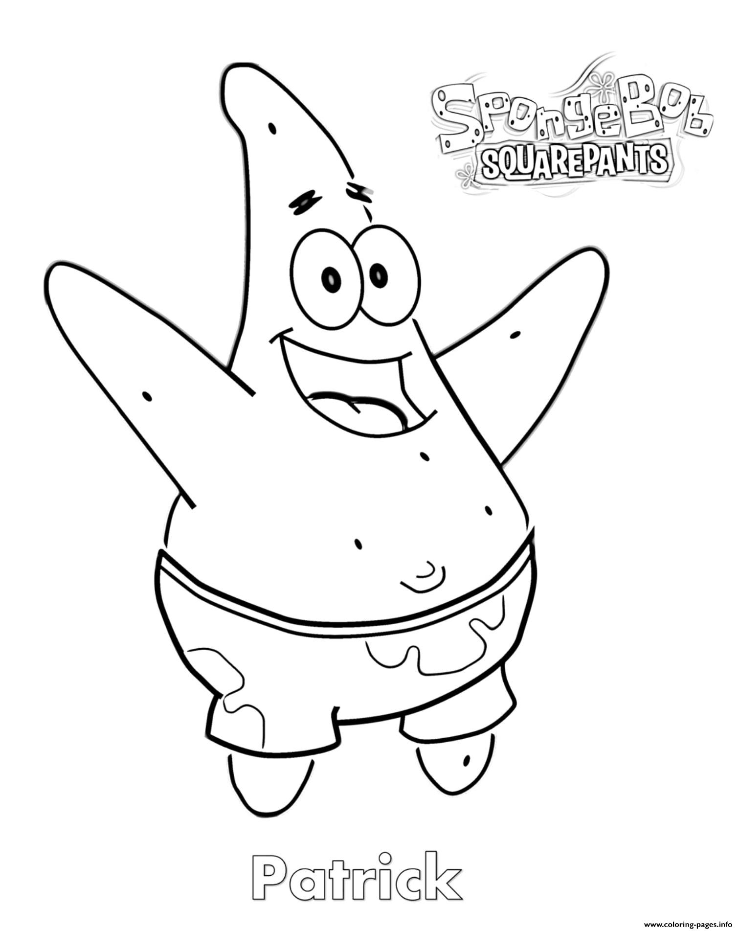 Spongebob Cartoon Coloring Pages Printable 35