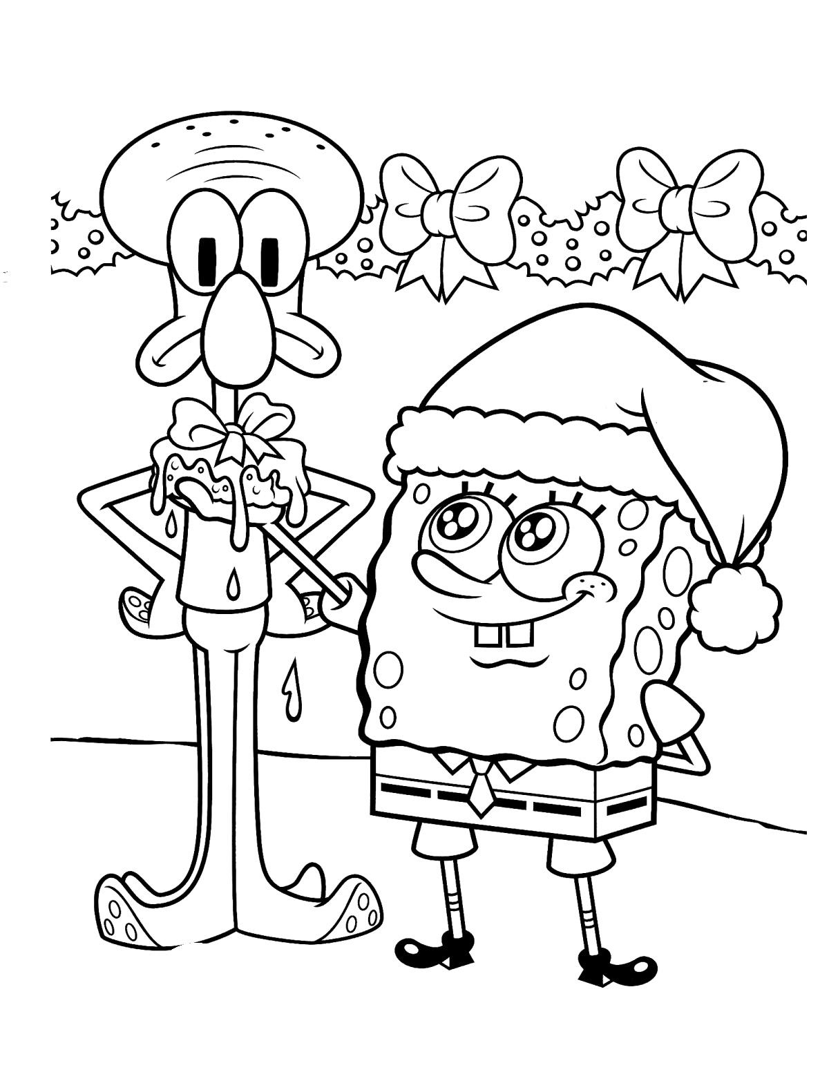 Spongebob Cartoon Coloring Pages Printable 48