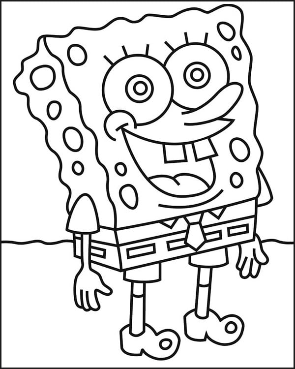 Spongebob Cartoon Coloring Pages Printable 58