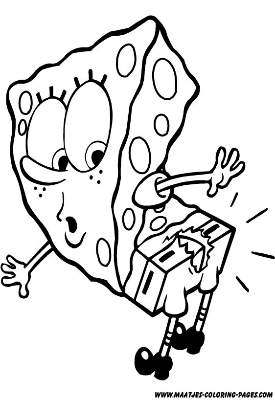 Spongebob Cartoon Coloring Pages Printable 60