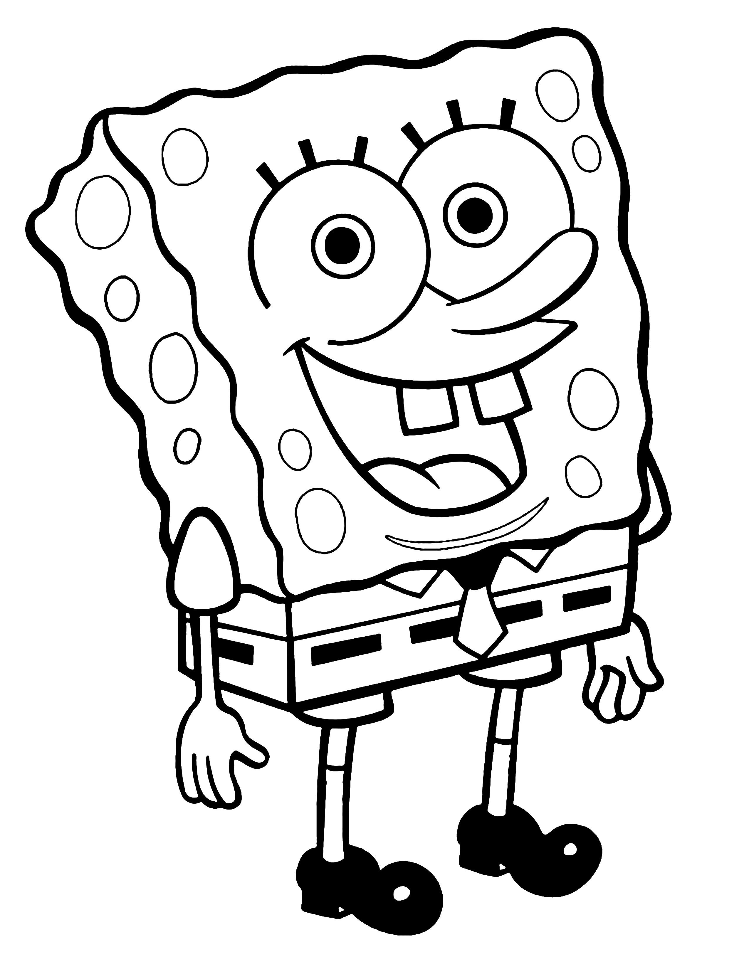 Spongebob Cartoon Coloring Pages Printable 63