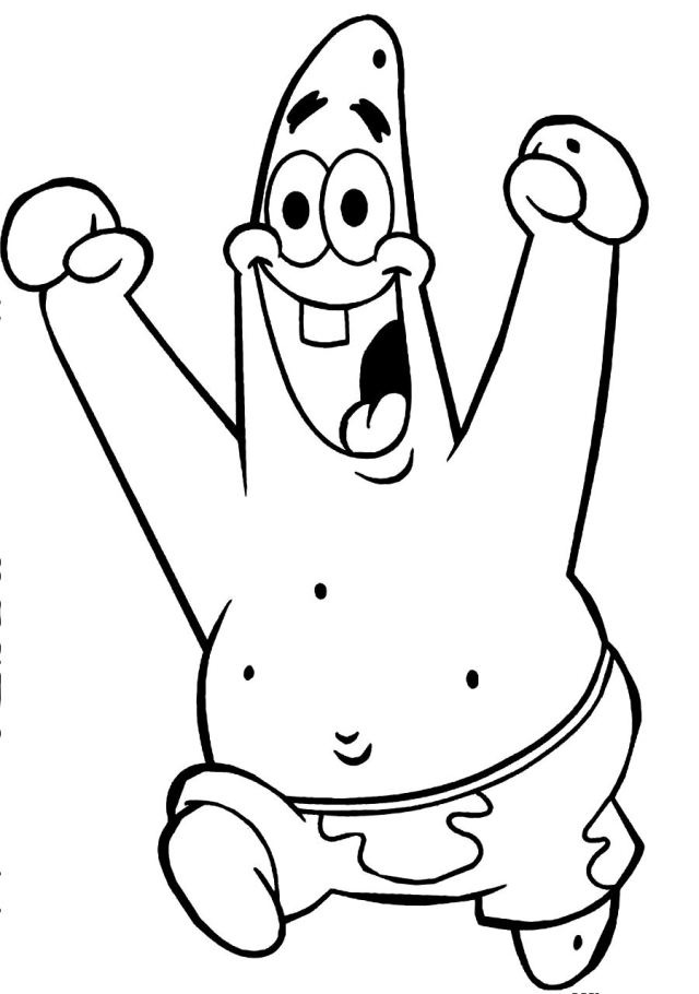 Spongebob Cartoon Coloring Pages Printable 65