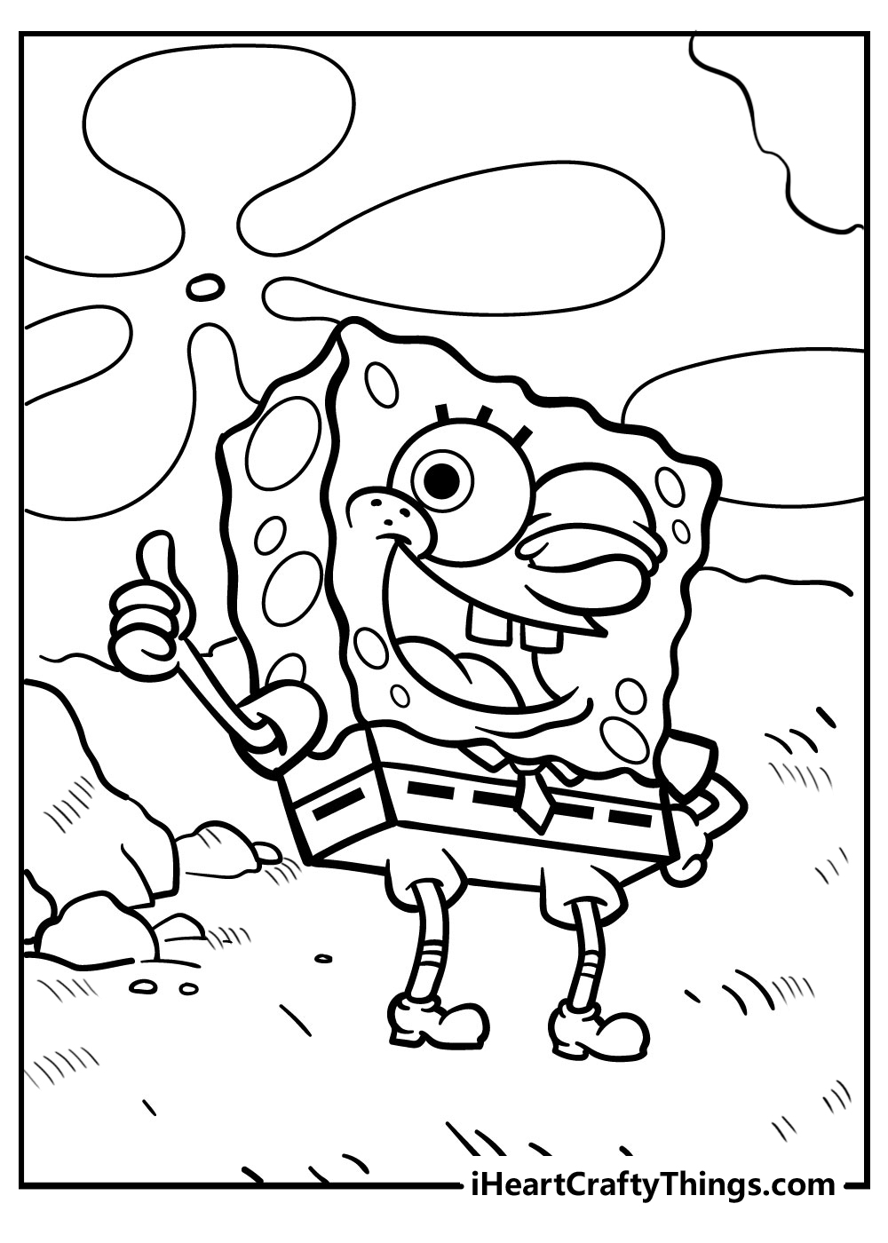 Spongebob Cartoon Coloring Pages Printable 66