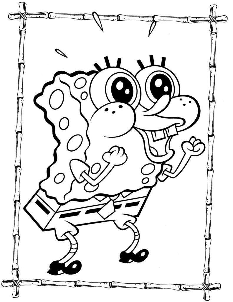 Spongebob Cartoon Coloring Pages Printable 69