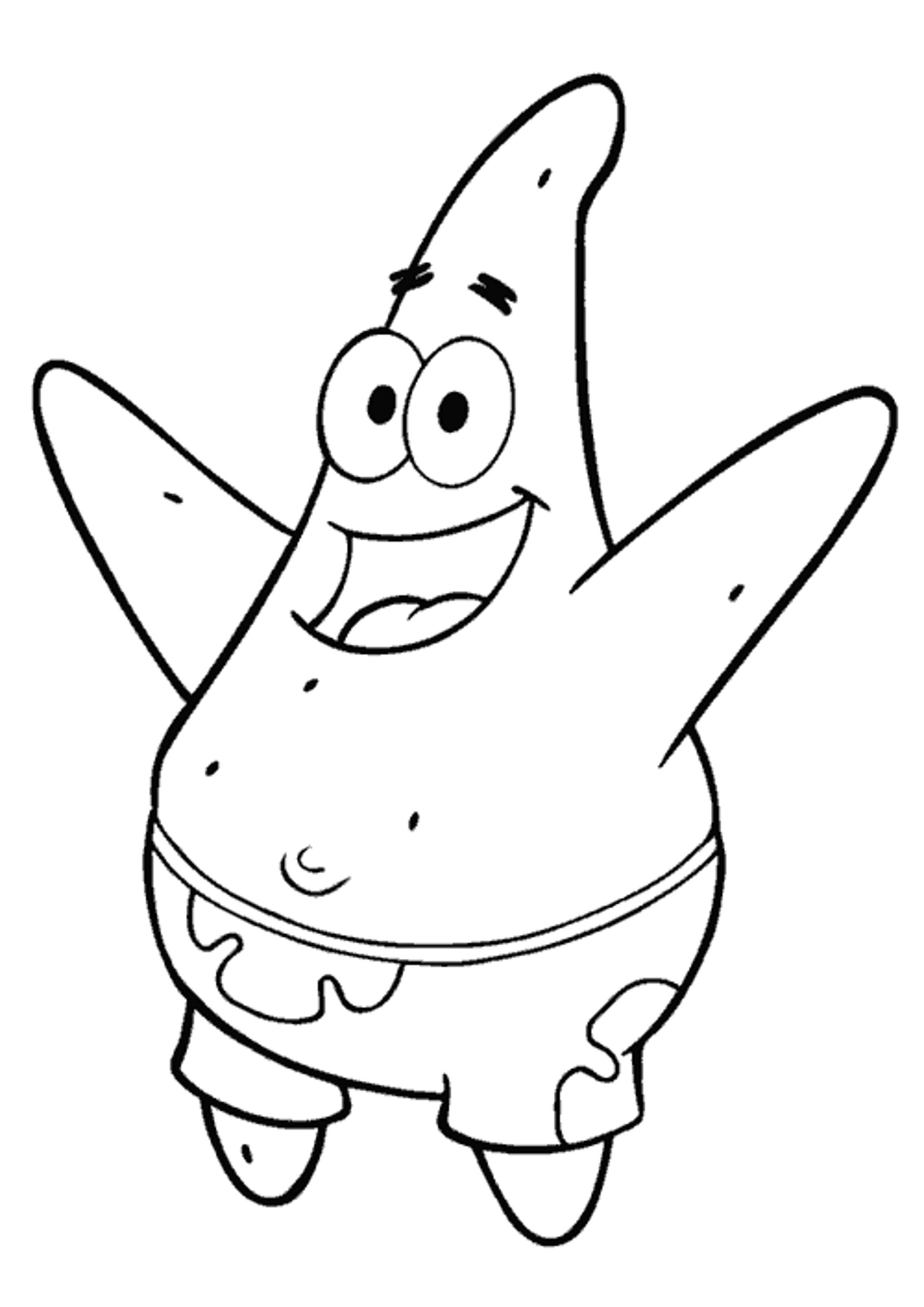 Spongebob Cartoon Coloring Pages Printable 75