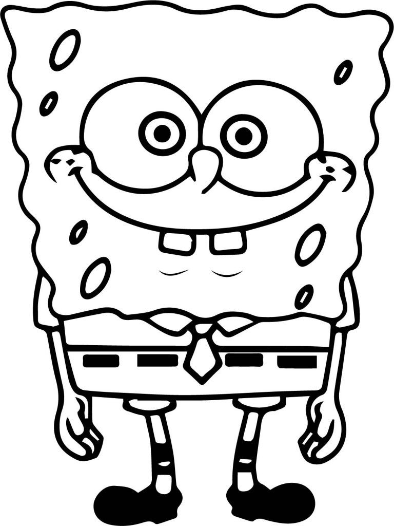 Spongebob Cartoon Coloring Pages Printable 88