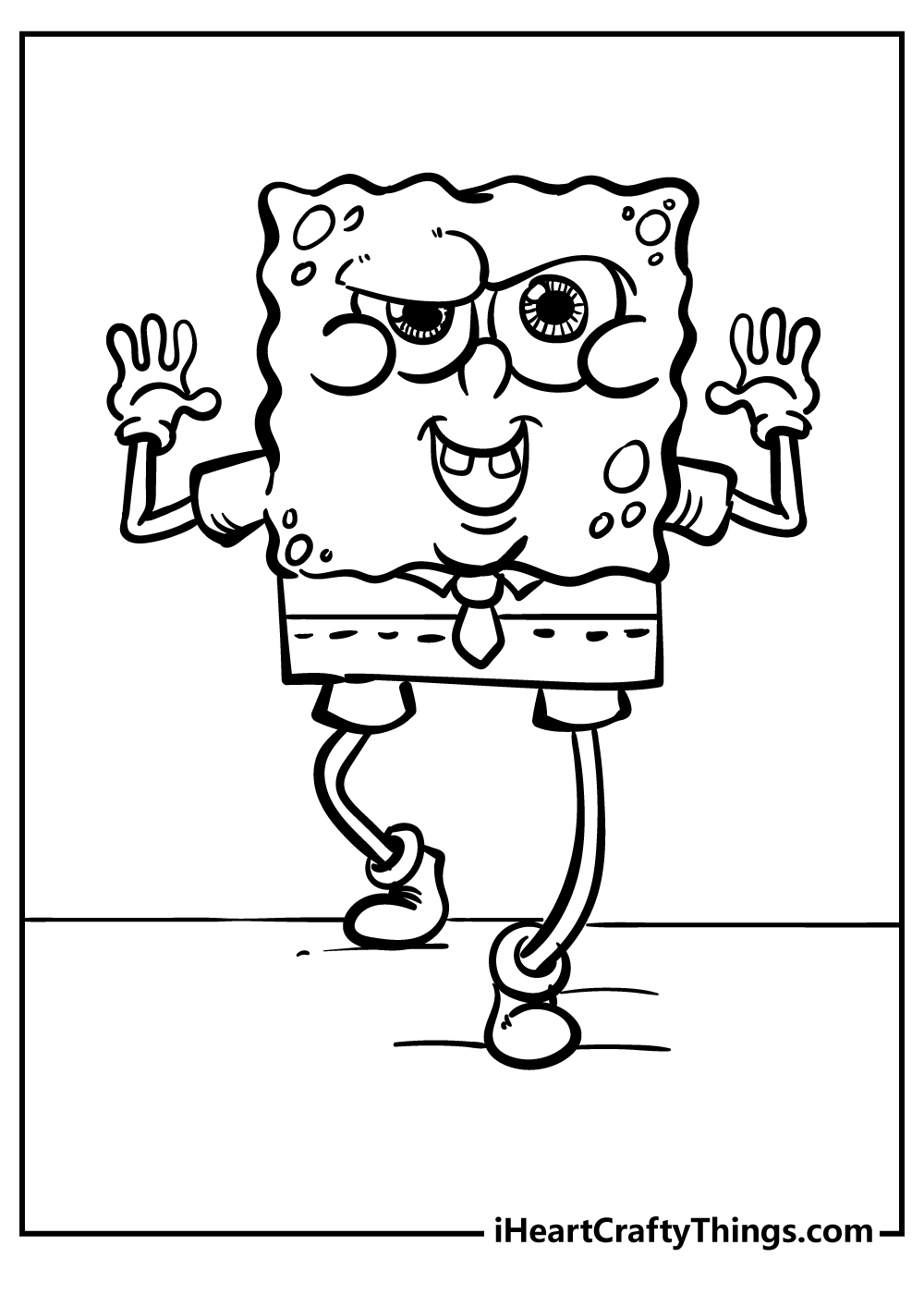 Spongebob Cartoon Coloring Pages Printable 95