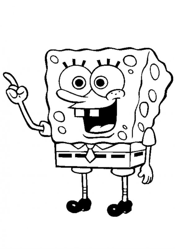 Spongebob Cartoon Coloring Pages Printable 96