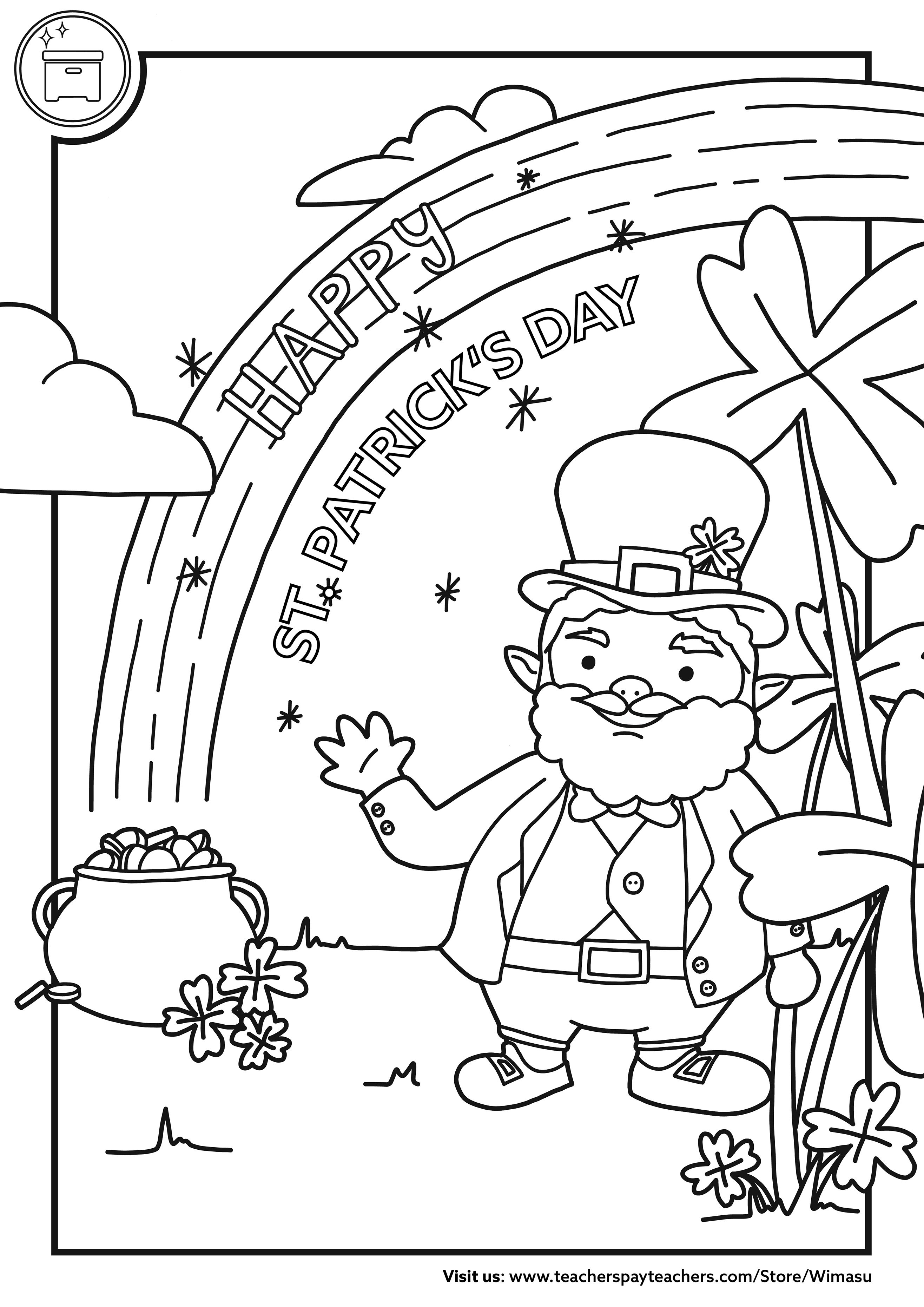 St Patricks Day Coloring Pages FREE Printable 14