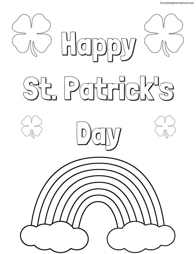 St Patricks Day Coloring Pages FREE Printable 19