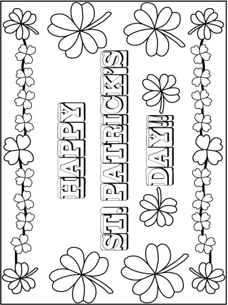 St Patricks Day Coloring Pages FREE Printable 26