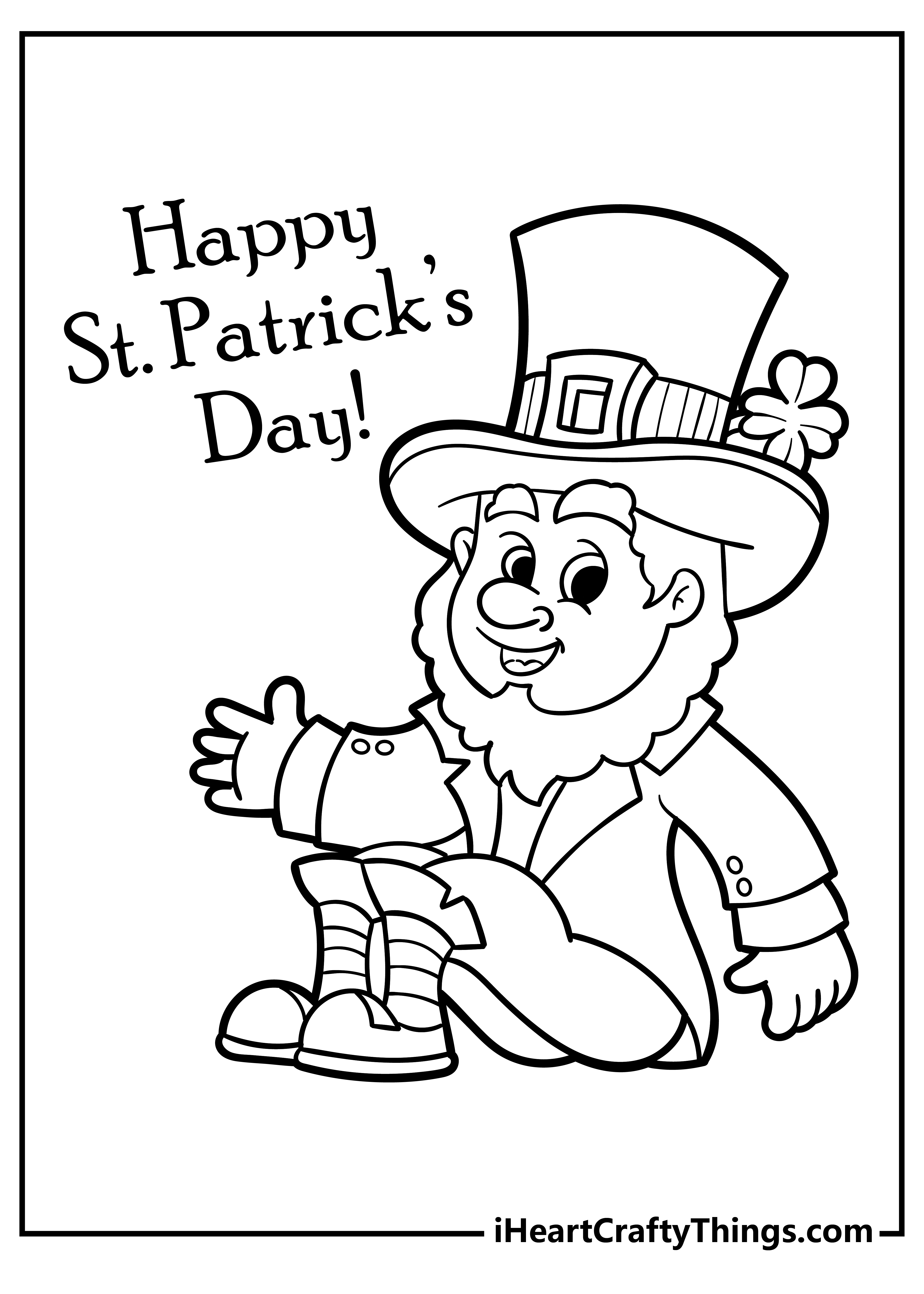 St Patricks Day Coloring Pages FREE Printable 30