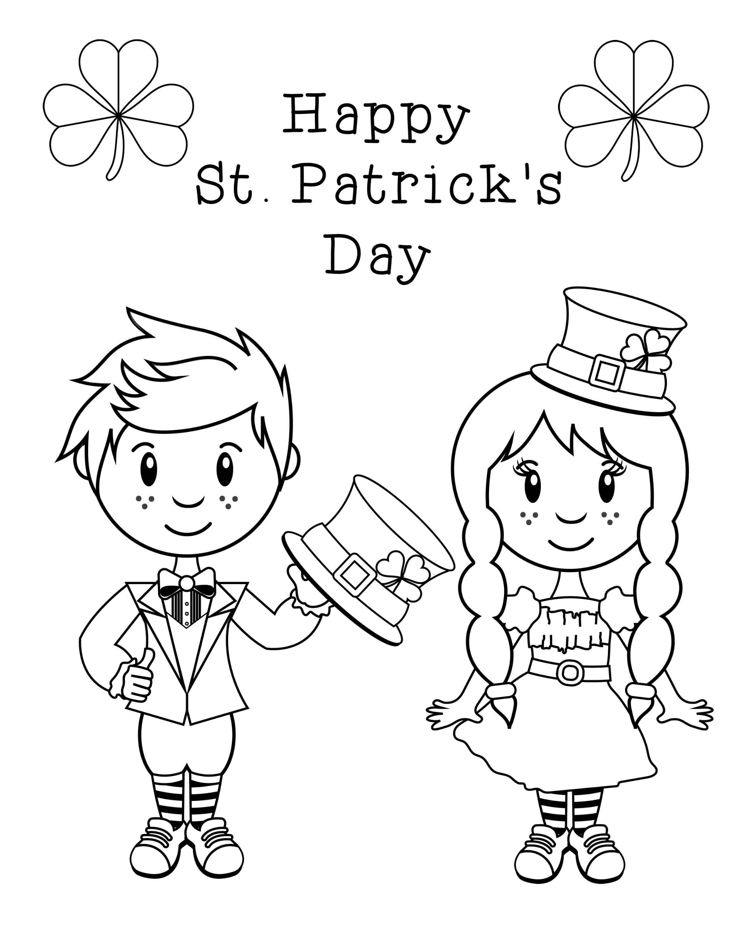 St Patricks Day Coloring Pages FREE Printable 45