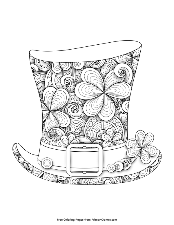 St Patricks Day Coloring Pages FREE Printable 49