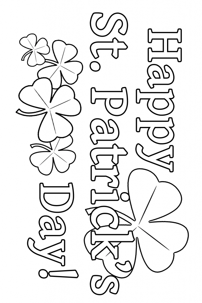 St Patricks Day Coloring Pages FREE Printable 57