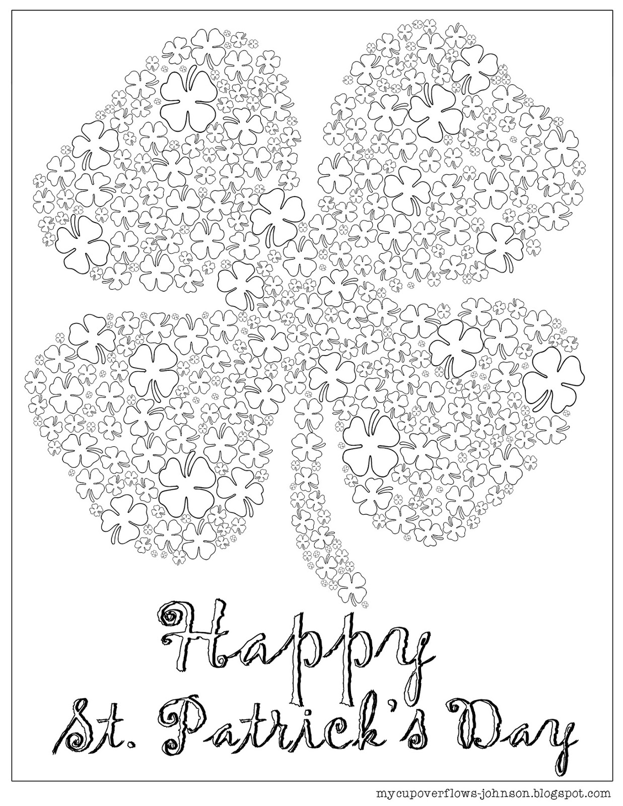 St Patricks Day Coloring Pages FREE Printable 58