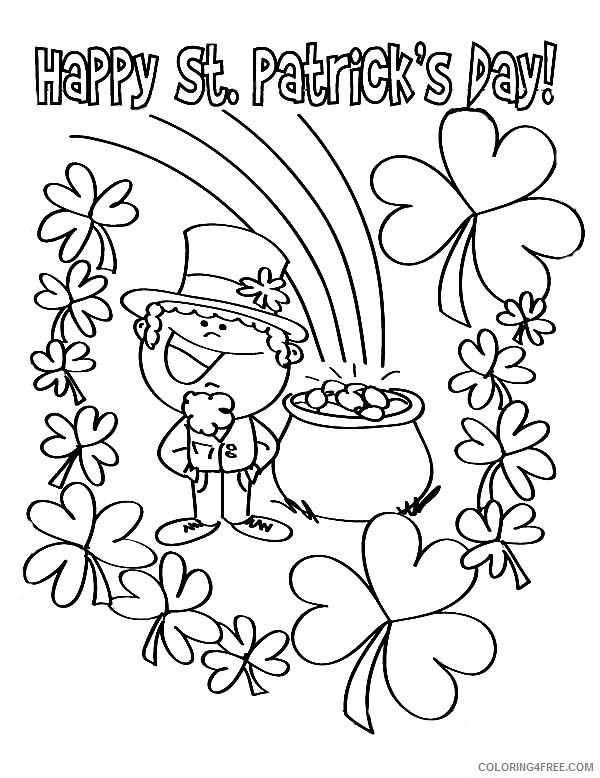 St Patricks Day Coloring Pages FREE Printable 66