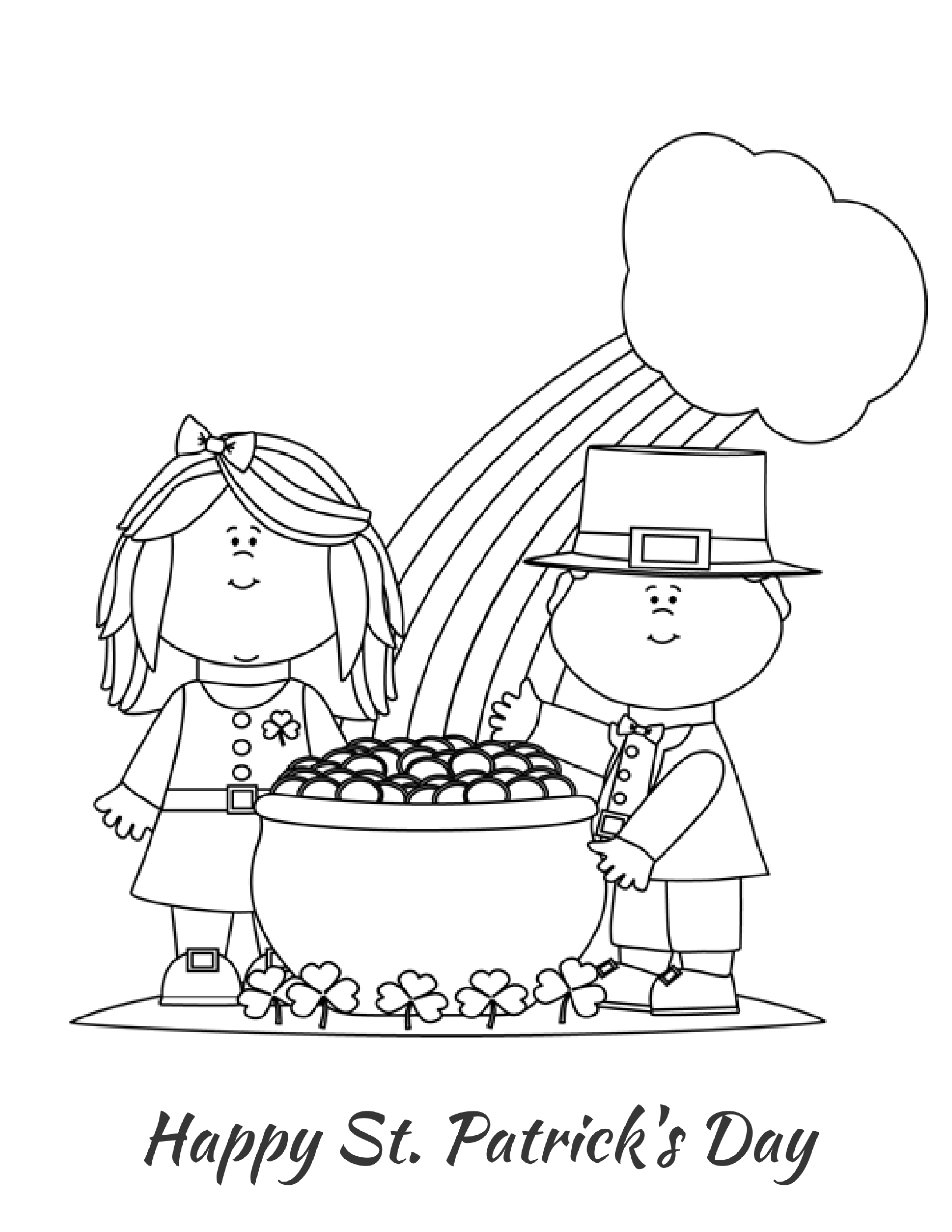 St Patricks Day Coloring Pages FREE Printable 70