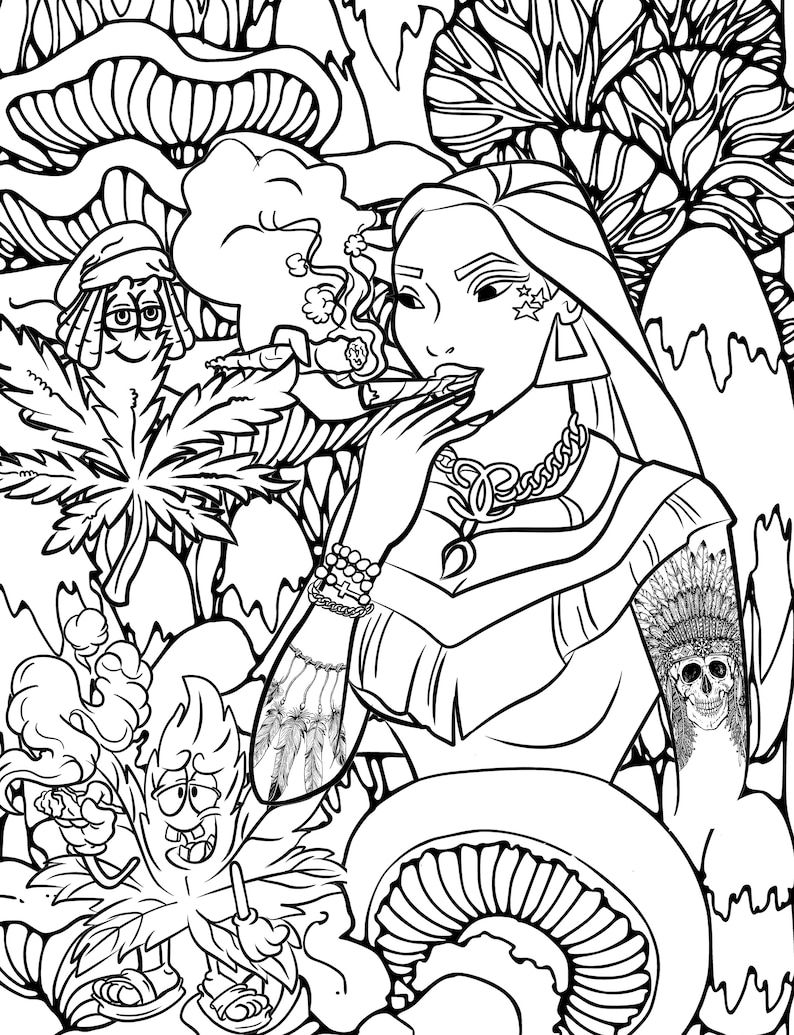 Stoner Coloring Pages for Adult Printables 23