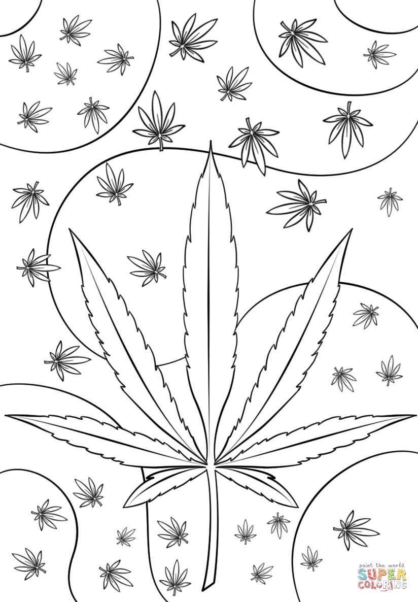 Stoner Coloring Pages for Adult Printables 36