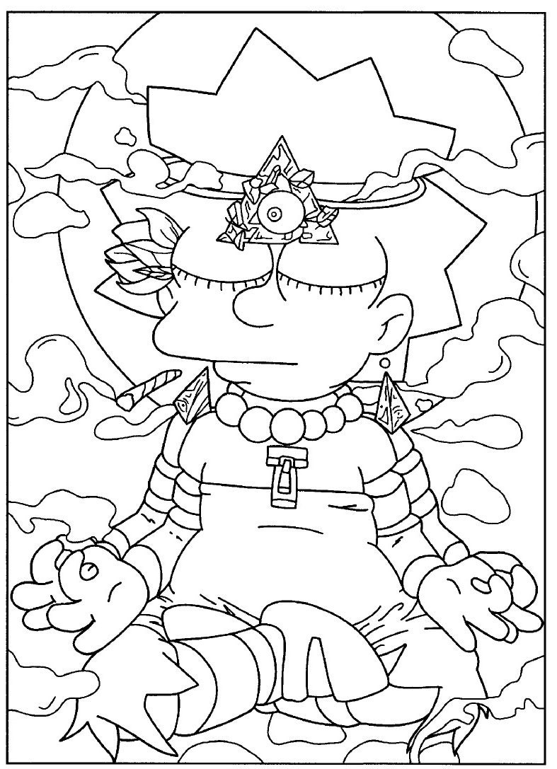 Stoner Coloring Pages for Adult Printables 37