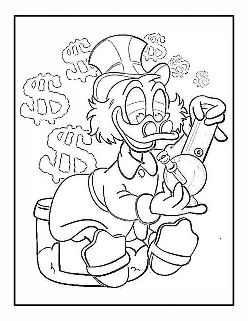 Stoner Coloring Pages for Adult Printables 53