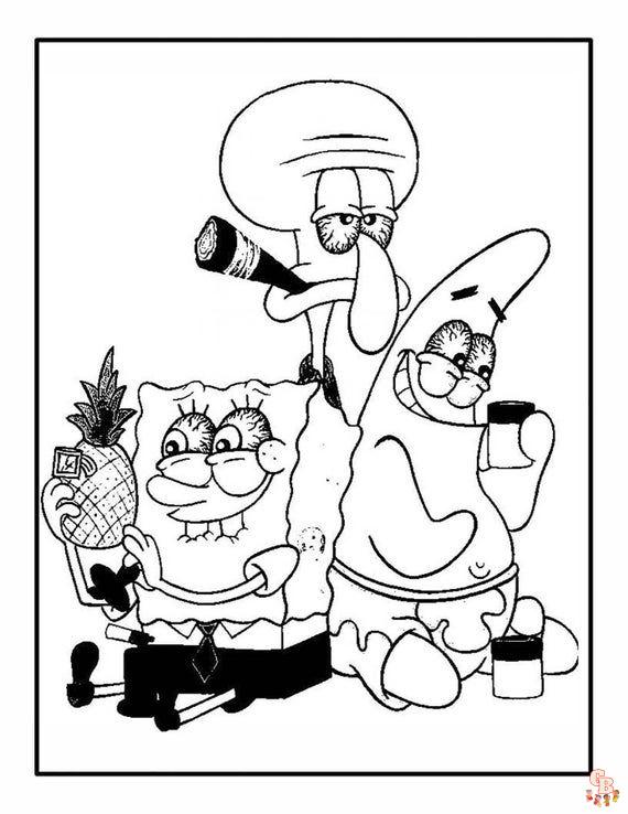 Stoner Coloring Pages for Adult Printables 65