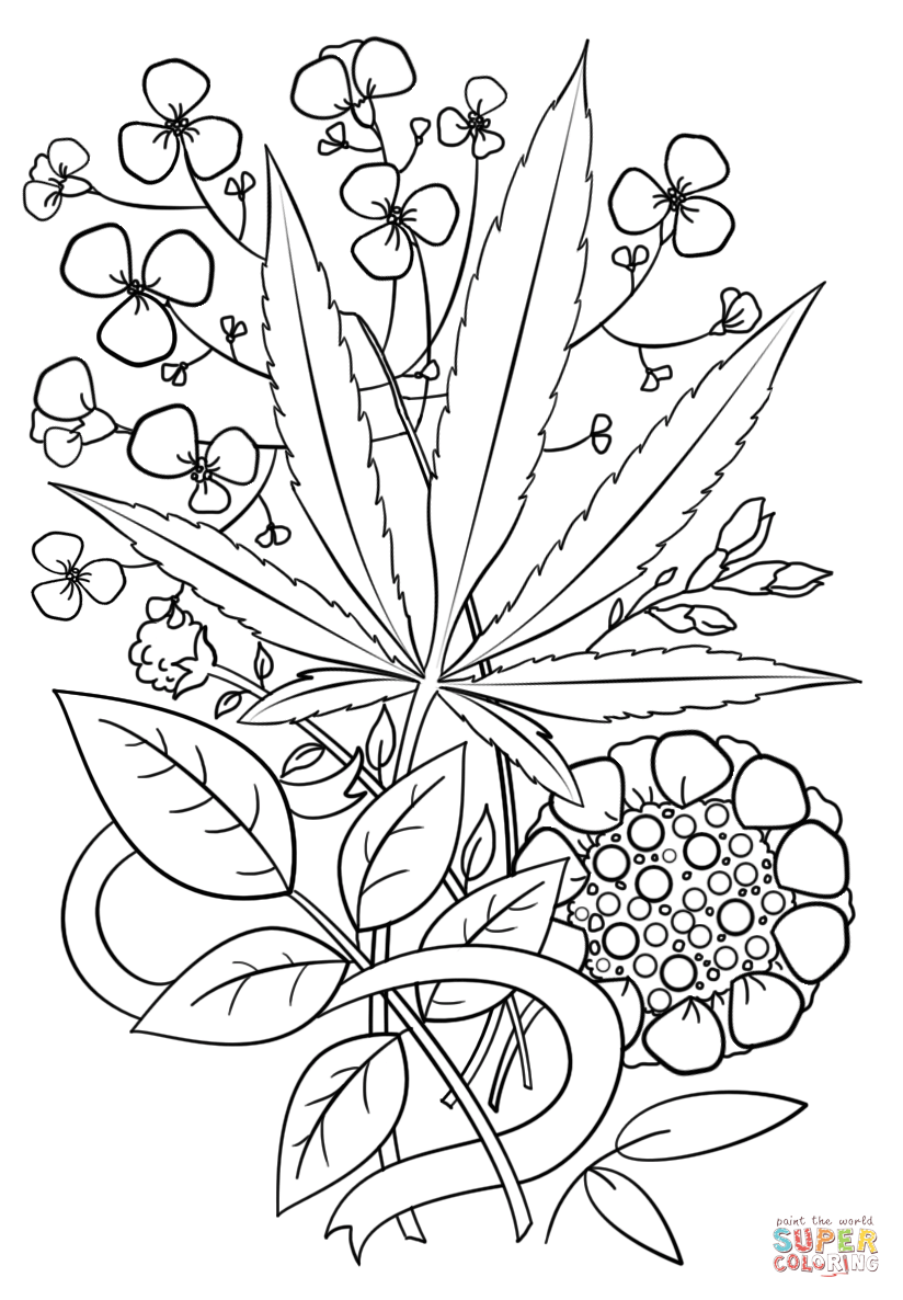 Stoner Coloring Pages for Adult Printables 88