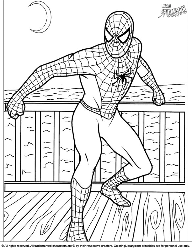 Ultimate Spiderman Coloring Pages Free Printable 10